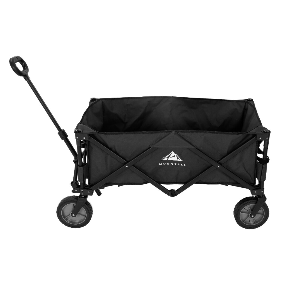 Collapsible Folding Wagon Cart Outdoor Camping Utility Garden Trolley