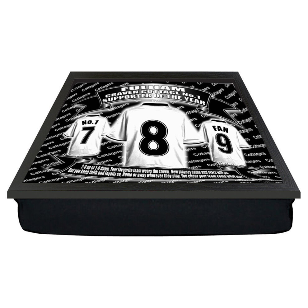 Fulham Cushion Lap Tray Football Shirt Gift