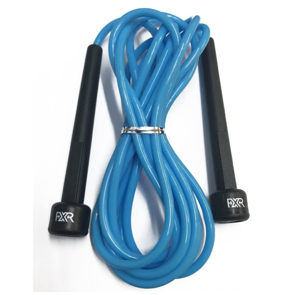 (Blue) FXR Sports Skipping Rope Boxing Fitness Speed Jump Skip Rope 3m/10ft