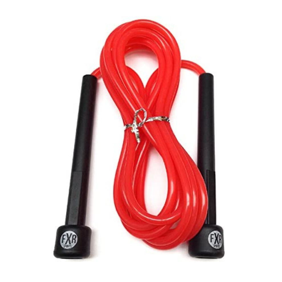 (Red) FXR Sports Skipping Rope Boxing Fitness Speed Jump Skip Rope 3m/10ft