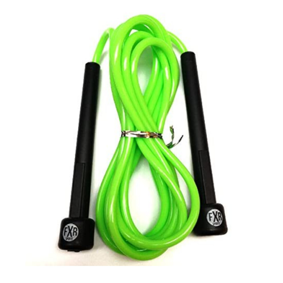 (Green) FXR Sports Skipping Rope Boxing Fitness Speed Jump Skip Rope 3m/10ft 