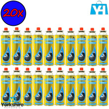 (Pack of 20) Butane Gas Canister Bottles Can Portable Heater Cooker BBQ Camping Cooking Stove