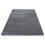 Shag Grey Accent Rug Non-Slip 68 x 114cm Supersoft Polyester 2