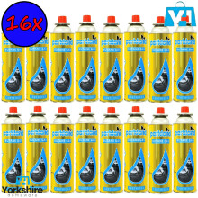 (Pack of 16) Butane Gas Canister Bottles Can Portable Heater Cooker BBQ Camping Cooking Stove