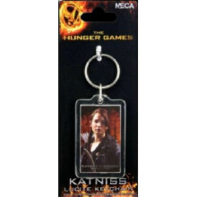 Official NECA THE HUNGER GAMES - LUCITE Key Ring Keychain Double Sided