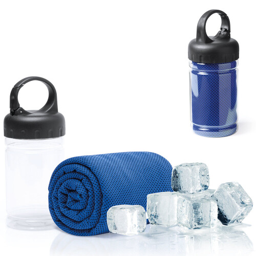 (Blue) Instant Cooling Towel ICE Golf Cycling Jogging Gym