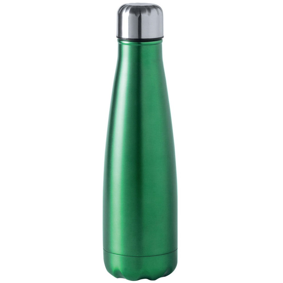 (Green) Stainless Steel 630ml Metal Water Bottle