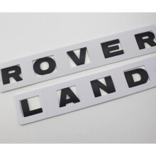(Land Rover Matt Black) Land Rover car logo sticker badge emblems