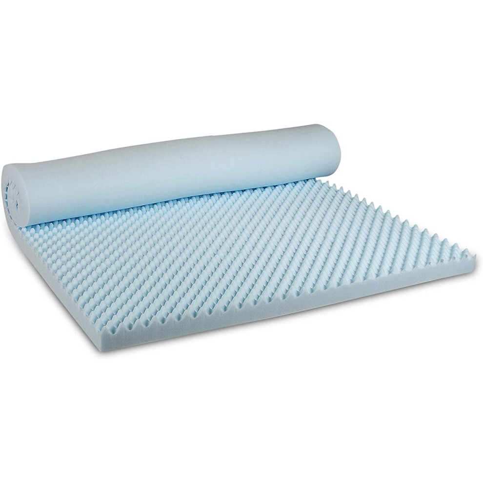 (Double) Cool Blue Egg Shell Profile Mattress Topper 350