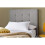 Bedmaster Candice Grey Fabric Ottoman Storage Bed Single 3