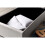 Bedmaster Candice Grey Fabric Ottoman Storage Bed Single 4