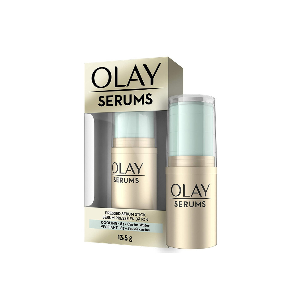 Olay Serums Face Hydrating Pressed Serum Stick 13.5g Cooling Vitamin B5 Cactus Water