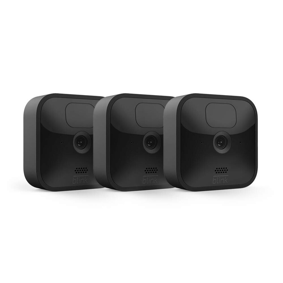 Blink Outdoor Wireless, weather-resistant HD security 3-Camera System