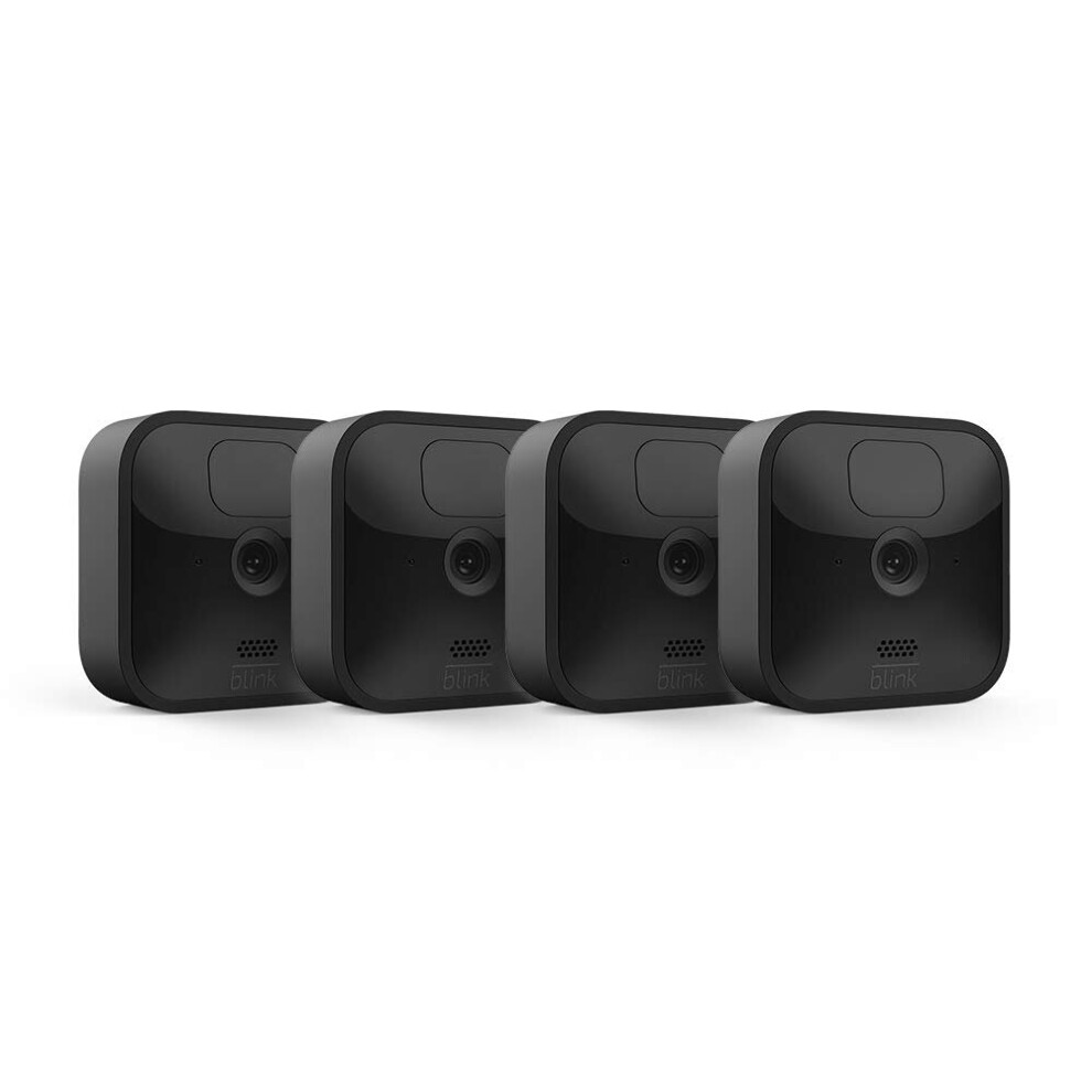 Blink Outdoor Wireless, weather-resistant HD security 4-Camera System
