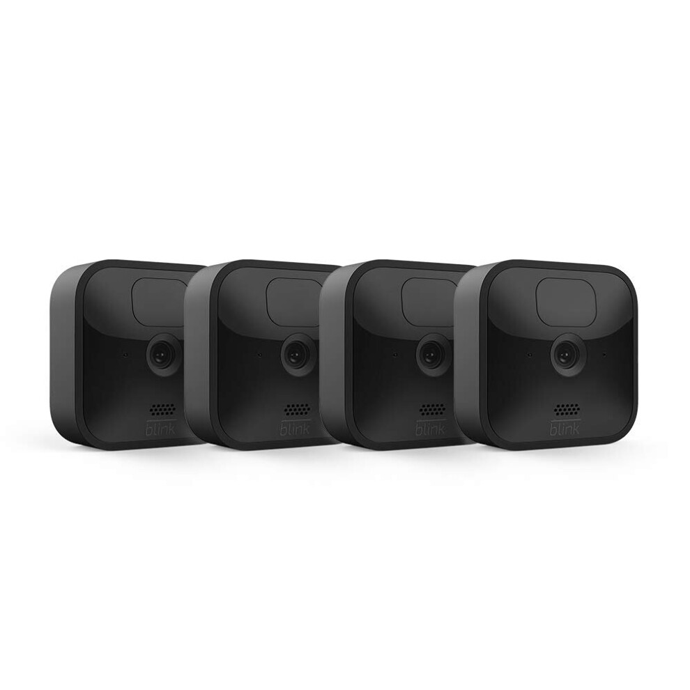 Blink Outdoor Wireless, weather-resistant HD security 4-Camera System