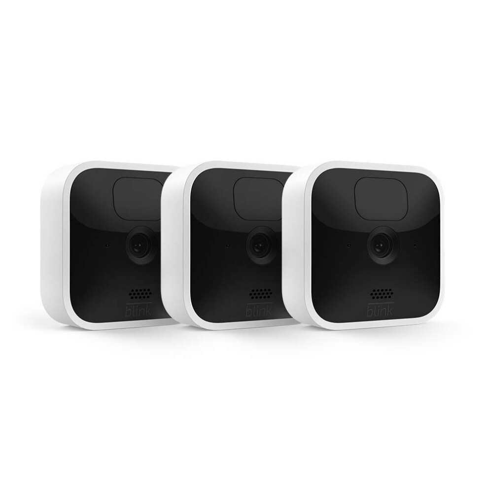 Blink Indoor Wireless, HD security 3-camera system 2-year battery life