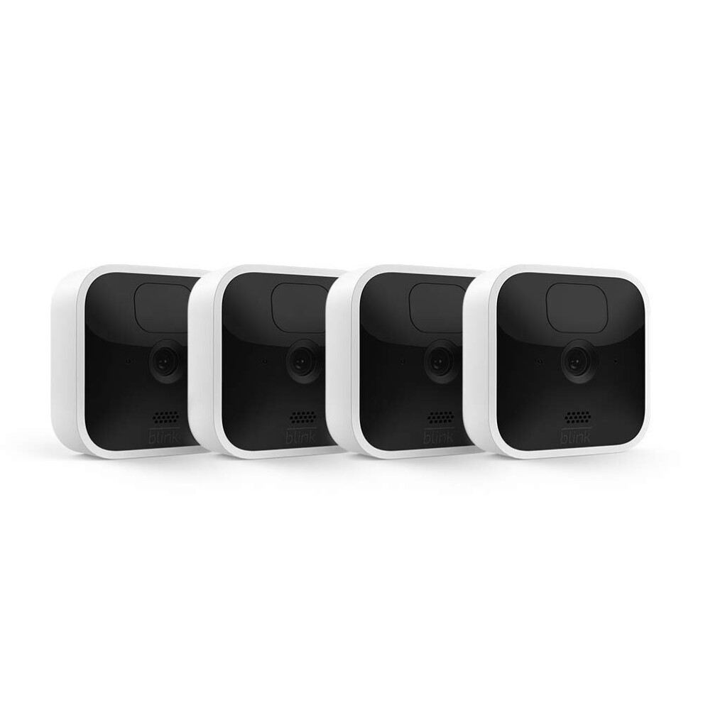 Blink Indoor Wireless, HD security 4-camera system 2-year battery life