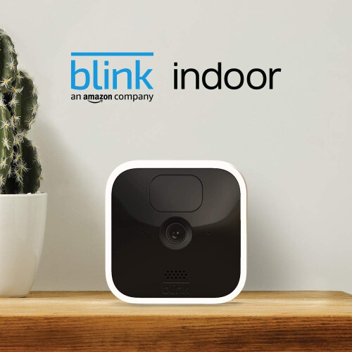 Blink Home Security Blink Indoor Wireless, HD security 4-camera system 2-year battery life 1