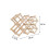 Living And Home (Natural) Wooden 10 Bottles Folding Stand Rack Storage Wine Bottle Display Kitchen 3