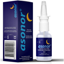 Asonor Snoring Nasal Spray (30ml) â Effective Snore Stopper Drops for Better Sleep â Snore Relief Remedy â Opens Up The Throat Air Pas