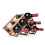 Living And Home (Natural) Wooden 10 Bottles Folding Stand Rack Storage Wine Bottle Display Kitchen 1