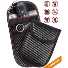 2 Pack Faraday Pouch, Upgraded Car Key Signal Blocker Pouch, RFID Key Fob Protector Pouch,Anti-Theft RFID Blocking Cage for Keyless Car Keys