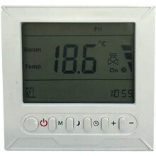 Bidex 7-Day Programmable Timer & Room Thermostat for Electric Towel Rails & Radiators - 3 Daily Periods, Open Window Sensing, Frost Protection