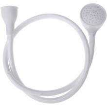 Pet Shower Head Single Tap Shower Spray Tool Bathroom Sink Hose Hair Washing Tub Handheld Round Baby Faucet Push Sprinkler for Hairdresser P