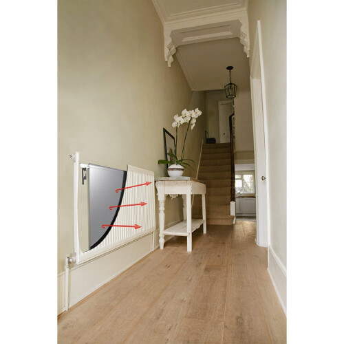 Radflek Radiator Reflectors with Radstik (8 Sheets) - 95% Heat Reflection, 23% More Efficient, Easy Install, EST Approved, Fits 8-16 Radiators