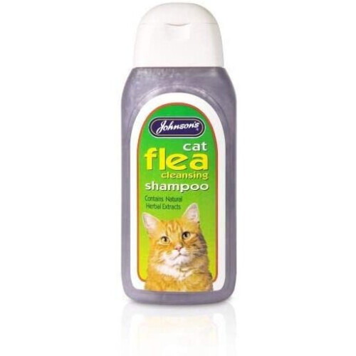 JVP Johnsons Vet Cat Flea Cleaning Shampoo, 200 ml