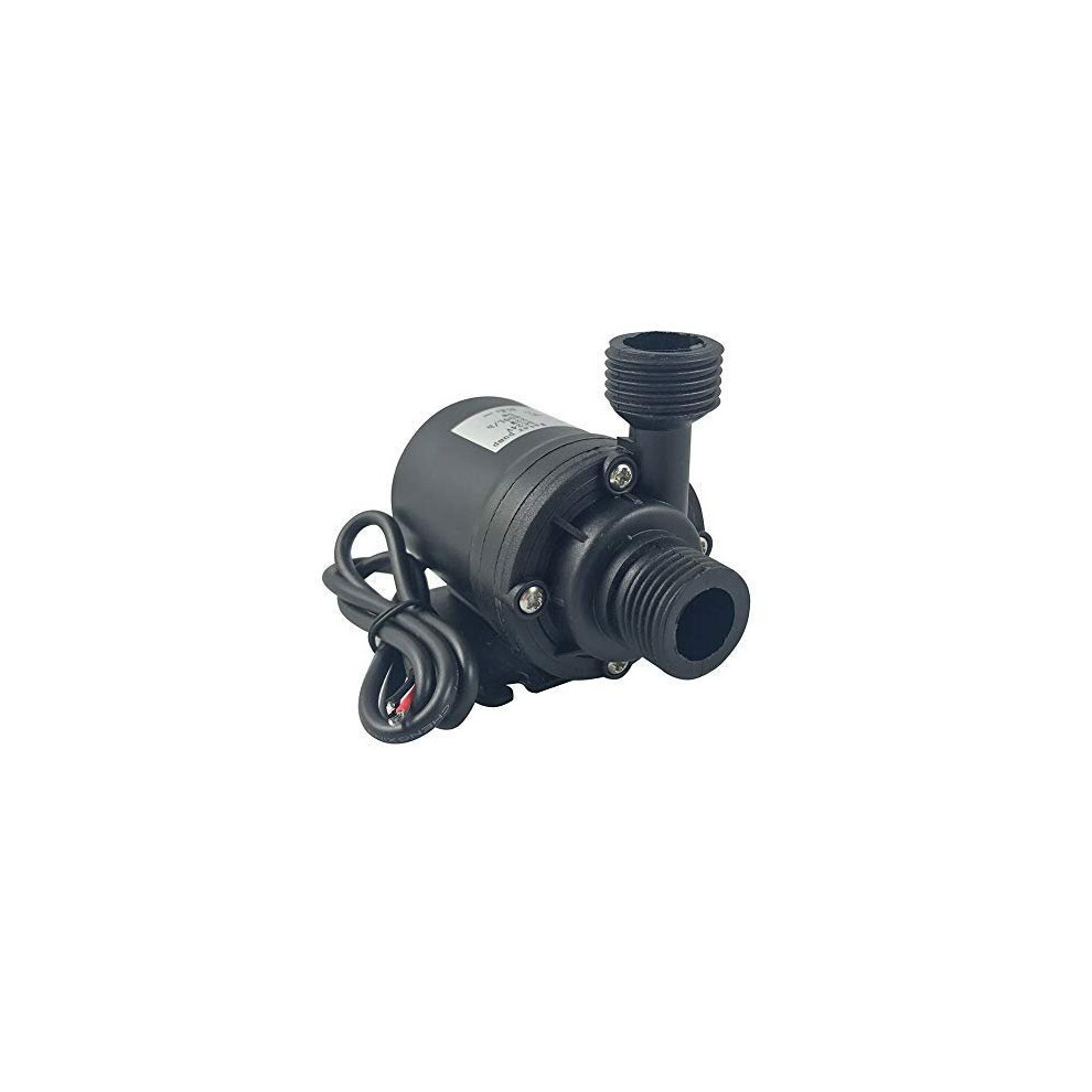 SENSTREE DC 24V Brushless Water Pump 1/2'' Male Thread Centrifugal Submersible Pump 800L/H 210GPH 4M/13ft for Fountain Solar Panel Pond Aqua