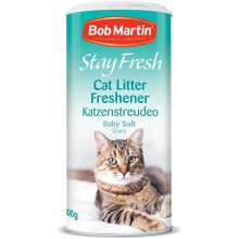 Bob Martin Stay Fresh Cat Litter Freshener Baby Soft Scent, 400g (Pack of 6)