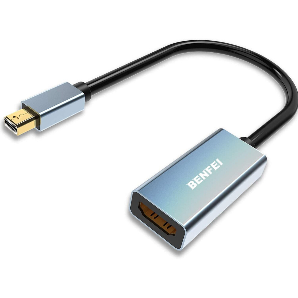 Mini Displayport To Hdmi Adapter, Benfei Thunderbolt 2 To Hdmi Adapter Compatible For Macbook Air/Pro, Microsoft Surface Pro/Dock, Monitor, 3359145163888