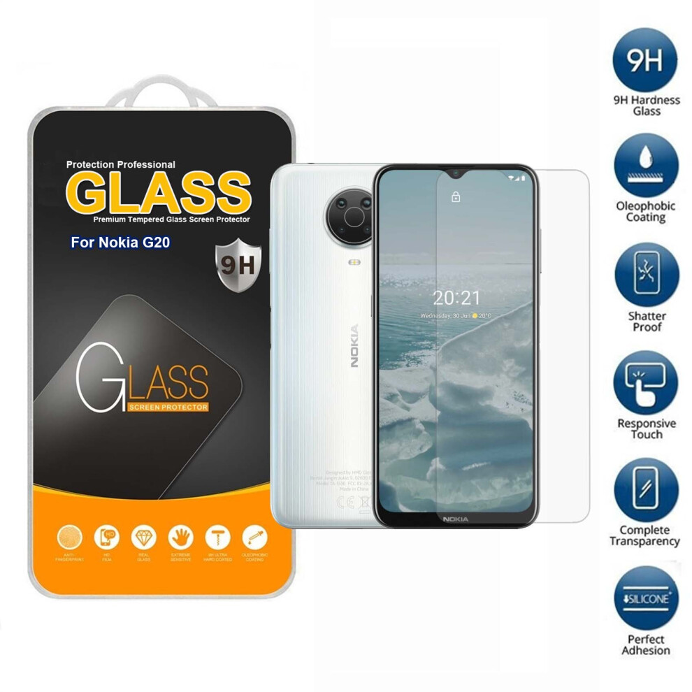 Tempered Glass Screen Protector For Nokia G20 304063169729