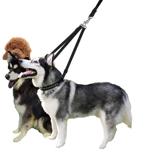 Triple Dog Lead Leash No Tangle Dog Lead for Dogs Dog Training