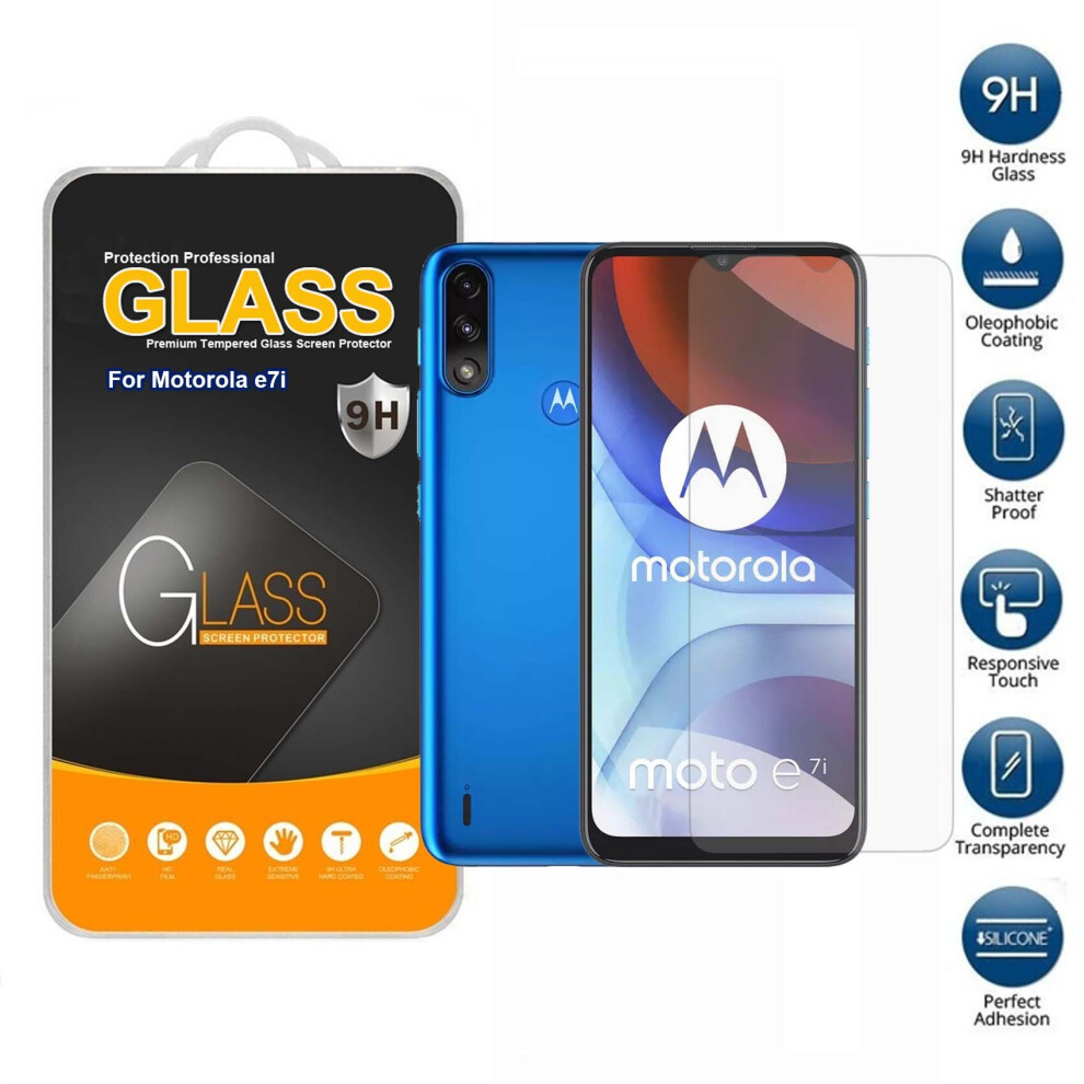 Tempered Glass Screen Protector For Motorola E7i 304063169750