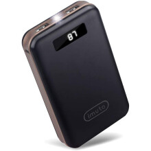 imuto 20000mAh Compact Portable Charger Power Bank External Battery with Smart LED Digital Display Fast Charge Battery Pack for iPhone 11 Pr