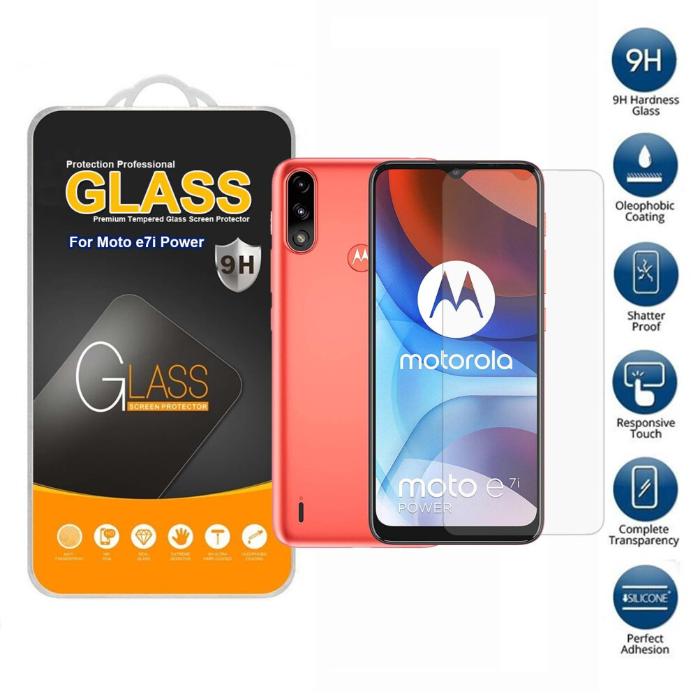 Tempered Glass Screen Protector For Motorola E7i Power 304063169767