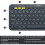 Logitech Logitech K380 Wireless Multi-Device Keyboard, QWERTY Spanish Layout - Black 6