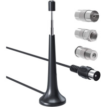 DAB Radio Aerial for Hifi System Indoor, Ancable 3M FM Indoor Radio Antenna for Tuner Stereo Amplifier Home Cinema System Home Theater Syste