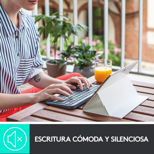 Logitech Logitech K380 Wireless Multi-Device Keyboard, QWERTY Spanish Layout - Black 2