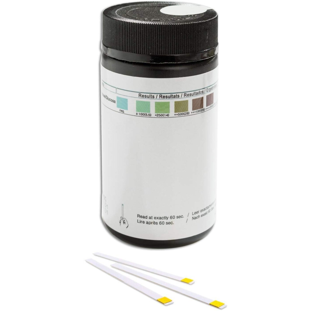One Step Urine Glucose Test Strips Diabetes Testing Kit 100 Dipsticks