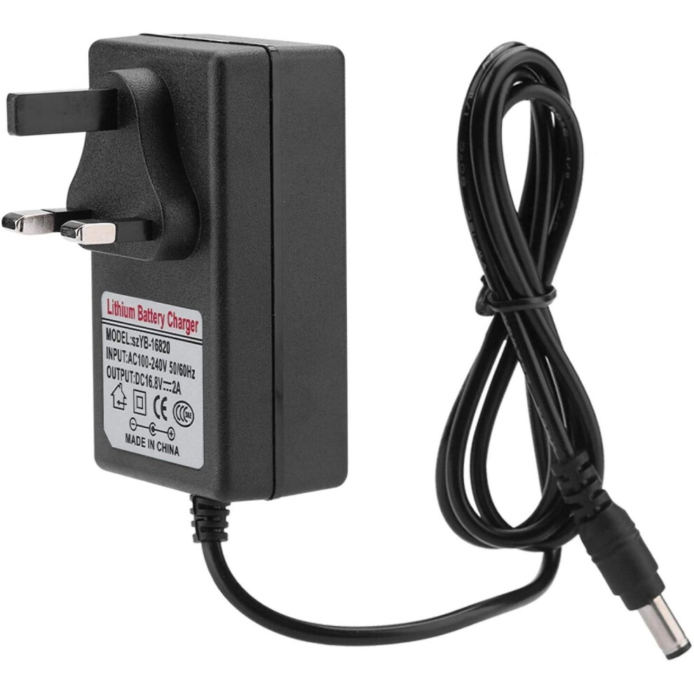 Dauerhaft Replacement Charger Dc 16.8V 2A Ac100-240V Battery Charger,For Lithium Battery(British Regulatory) 3359146032251