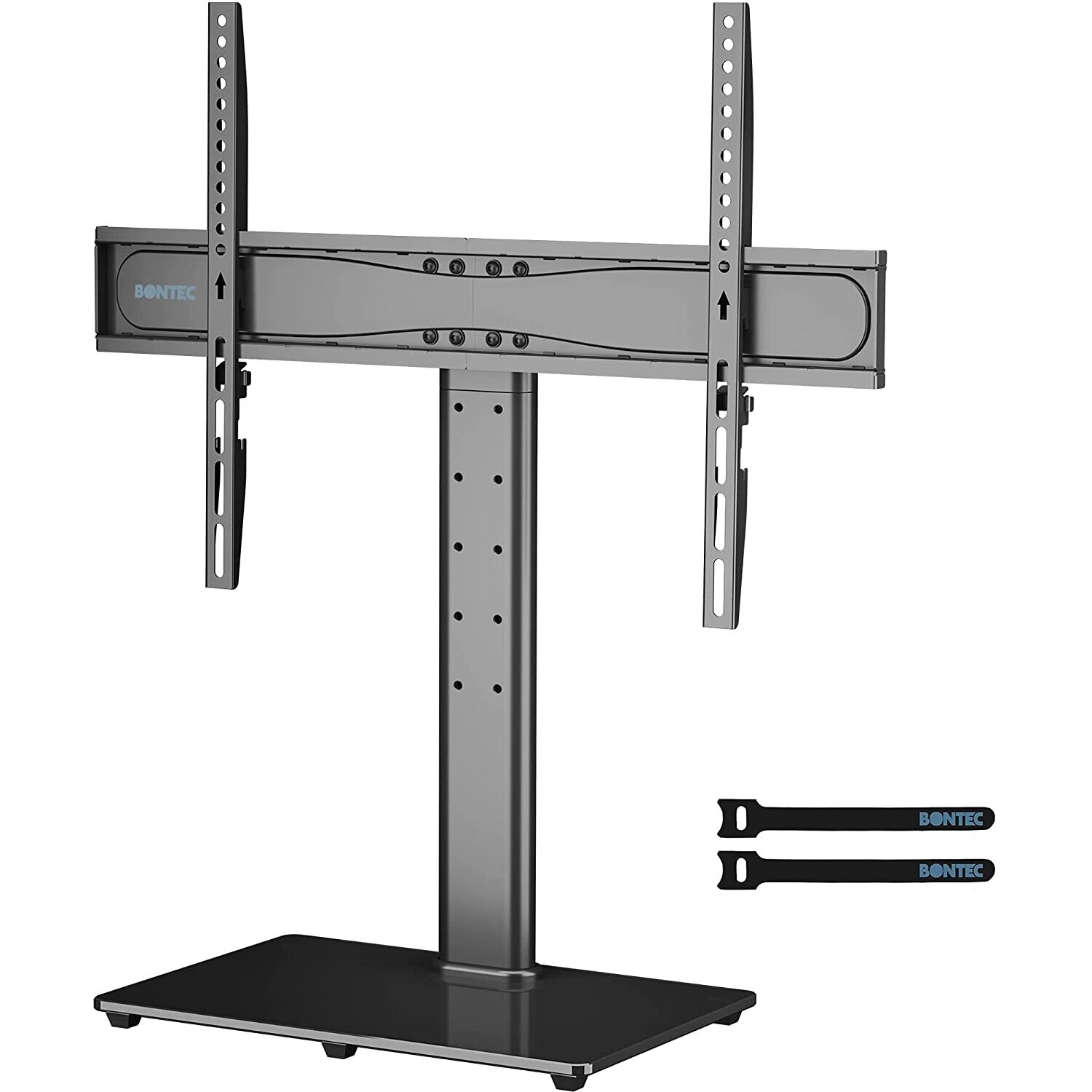 BONTEC Universal Table Top Pedestal TV Stand with Bracket for 3265