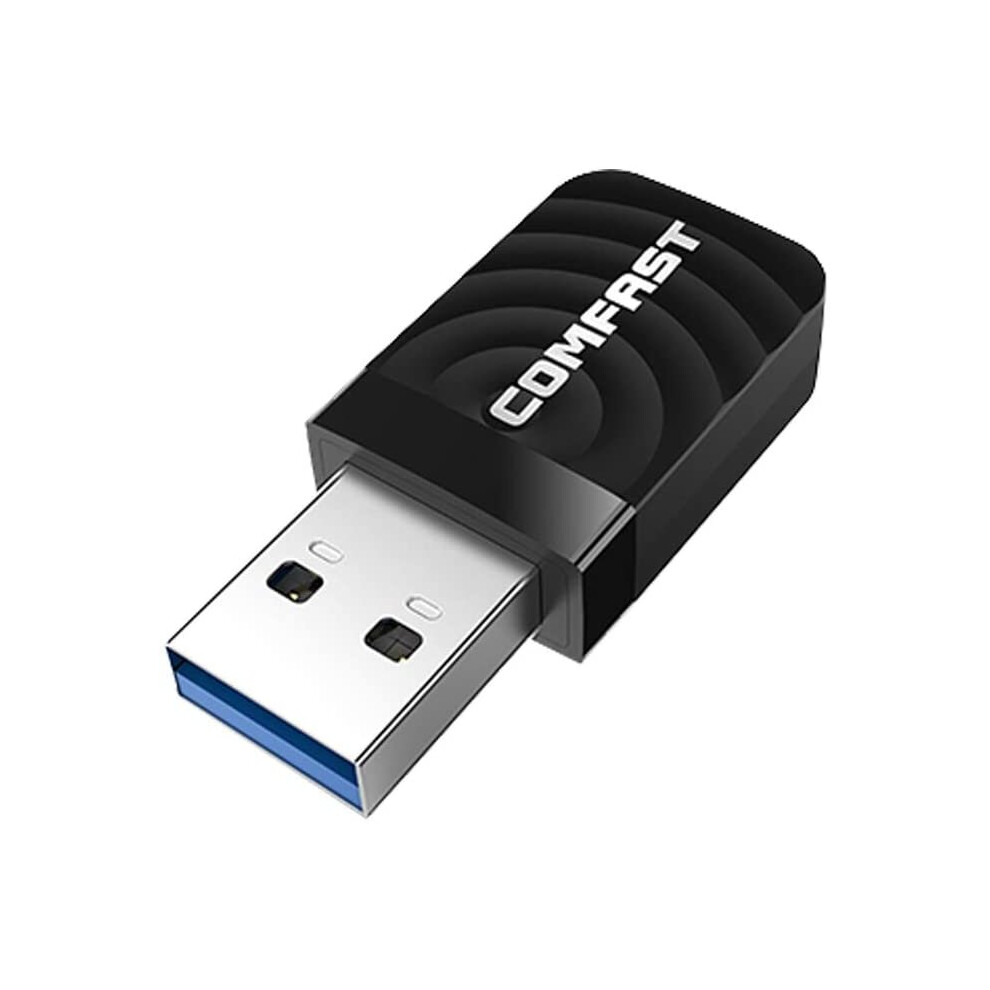 5Ghz Wifi Dongle,Wifi Dongle 5Ghz Usb Wifi Adapter 1300Mbps Usb 3.0 Wi-Fi Dongle Dual Band 2.4Ghz 5Ghz Mini Wireless Network Usb Wifi Adapte Black 3359146189306