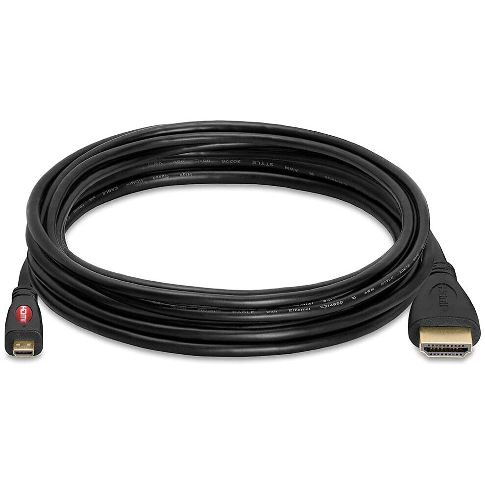 Dragon Trading 10 Metre High Speed Micro Hdmi Cable With Full Ultra 4K Hd Resolution Supports 3D Ethernet Ideal Compatible With Tablets Smar 3359146677223