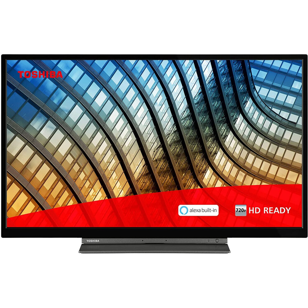 Refurbished Toshiba 32WK3C63DB 32-inch, HD Ready, Freeview Play, Smart TV, Alexa Built-in (2021 Model) 