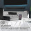 AZATOM Studio Eclipse Soundbar 2.1 with built-in Subwoofer, Surround Sound, 180W Stream Wireless Bluetooth 5.0, Large Remote Control,Optical 4