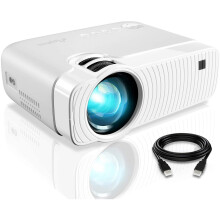 ELEPHAS Projector, GC333 Portable Projector with 4500 Lumens and Full HD 1080p, 180â Display and 50000 Hours Lamp Life LED Video Projector