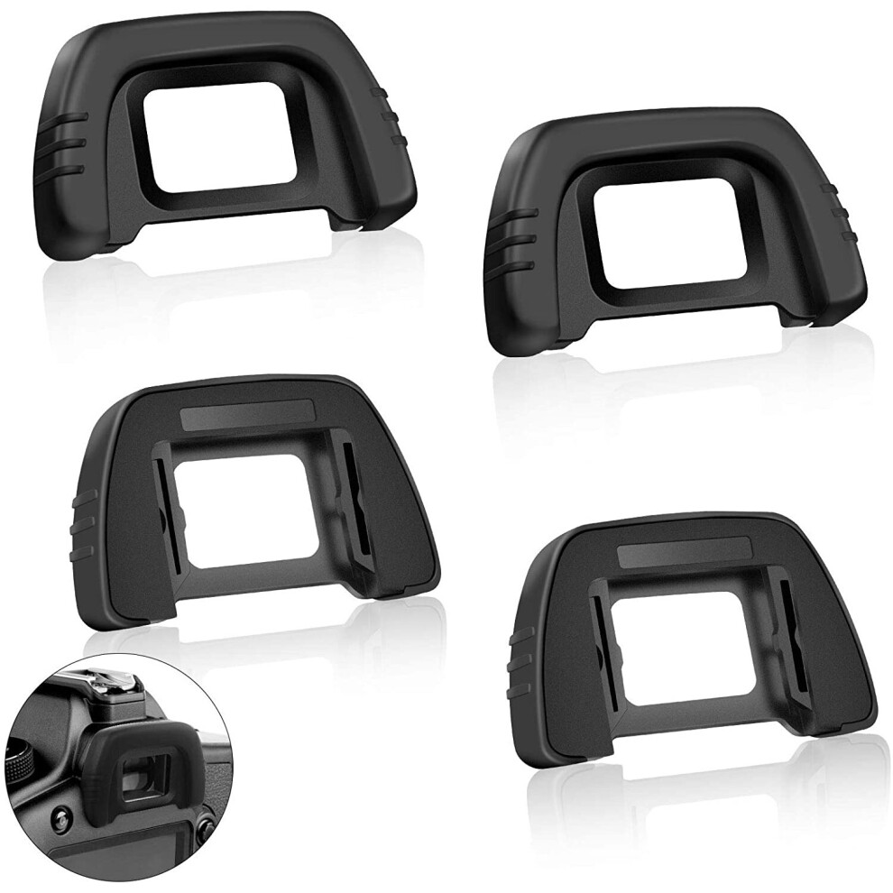 4 Pieces Eyecup Eyepiece Viewfinder Compatible With Nikon Dk-21 D7000 D750 D610 D600 D300 D200 D100 D90 D80 D70 D70s 3359147206231